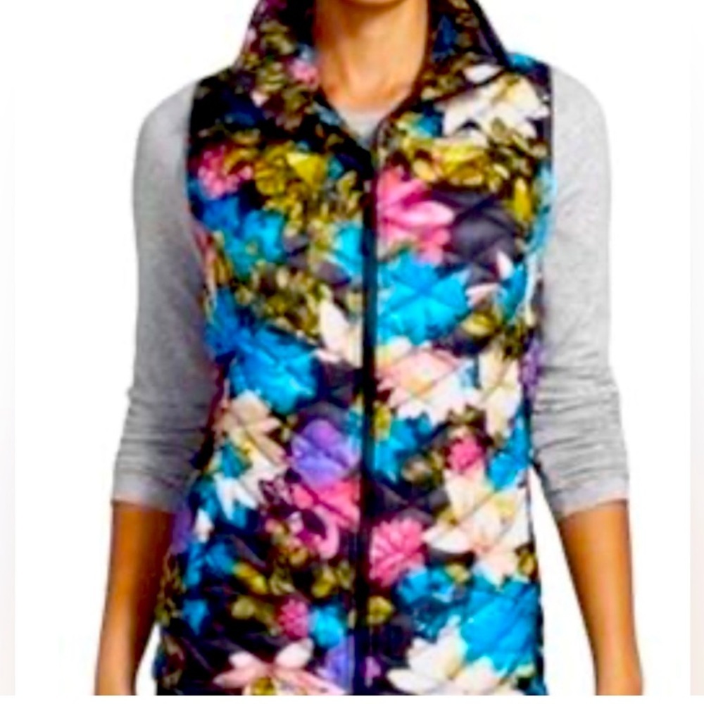 North Face Floral Quilted Women's Vest